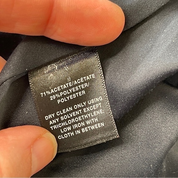 Lafayette 148 New York Navy Sheath Dress Size 10 - Picture 10 of 10